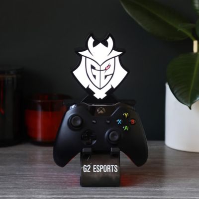 Image showing 5 th Exquisite Gaming Light Up Ikon, G2 Esports Samurai, Charging Phone & Device Stand