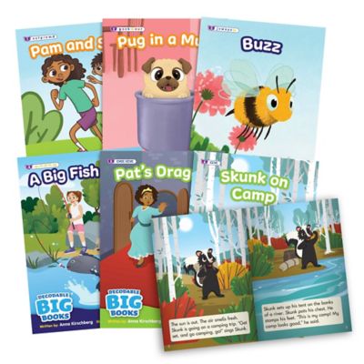 Image showing  Decodable Big Books Fiction , 6 XL Books, 11.7 in. x 16.5 in.