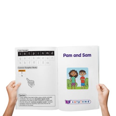Image showing  Decodable Big Books Fiction , 6 XL Books, 11.7 in. x 16.5 in.
