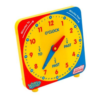 Image showing  What's the Time Geared Clock The Manual Visual Learning Clock
