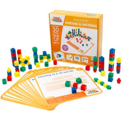 Image showing  Mathcubes Sorting & Patterns, 30 Activity Set