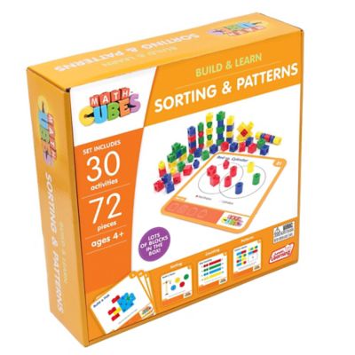 Image showing  Mathcubes Sorting & Patterns, 30 Activity Set