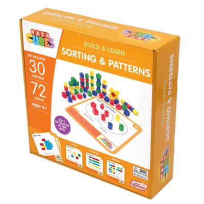 Image showing  Mathcubes Sorting & Patterns, 30 Activity Set