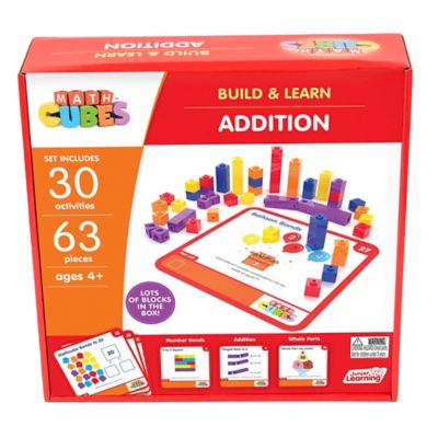 Junior Learning Mathcubes Addition, 30 Activity Set