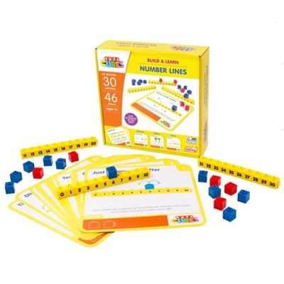Image showing  Mathcubes Number Lines, 30 Activity Set