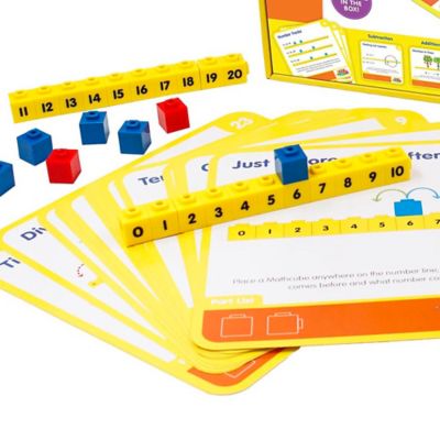 Image showing  Mathcubes Number Lines, 30 Activity Set
