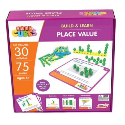 Junior Learning Mathcubes Place Values, 30 Activity Set