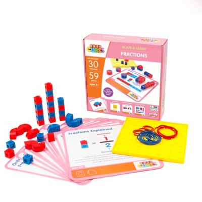 Image showing  Mathcubes Fractions, 30 Activity Set