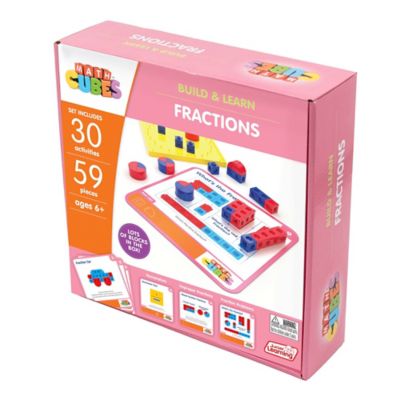 Image showing  Mathcubes Fractions, 30 Activity Set