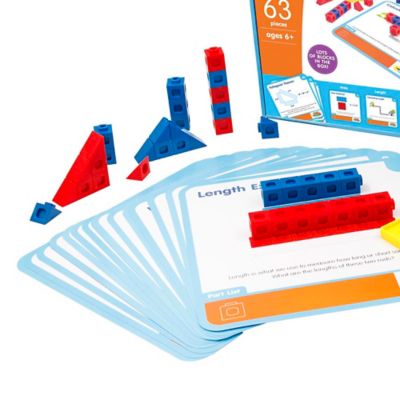 Image showing  Mathcubes Shape, Length & Area, 30 Activity Set