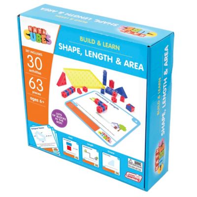 Image showing  Mathcubes Shape, Length & Area, 30 Activity Set