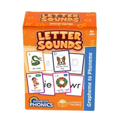 Junior Learning Rainbow Phonics Letter Sounds, 151 Word Cards