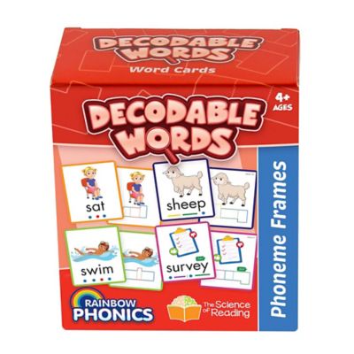 Junior Learning Rainbow Phonics Sight Words, 52 Word Cards at Tractor ...