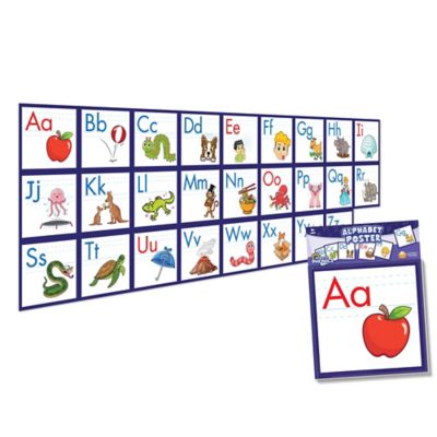 Image showing  Rainbow Phonics Alphabet Poster, Learning Kids Ages 4+