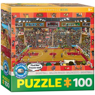 Eurographics Spot & Find Basketball 100 pc. Puzzle Kids Jigsaw