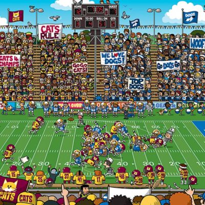 Image showing  Spot & Find Football 100 pc. Puzzle Kids Jigsaw