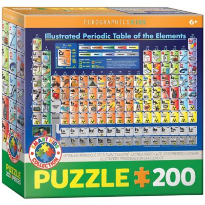 Eurographics Periodic Table Illustrated 200 pc. Puzzle Kids Jigsaw
