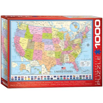 Eurographics Map Of The United States 1000 pc. Puzzle
