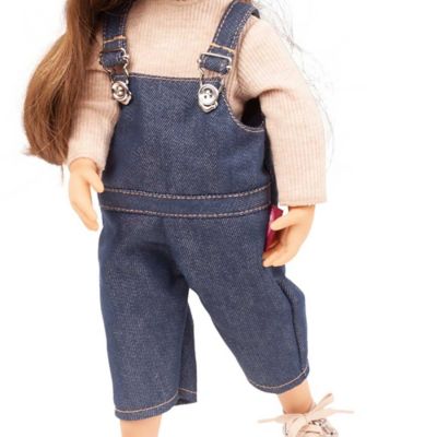 Image showing  Little Kidz Grete Doll 14 in. Multi Jointed Standing Doll, Kid Age 3+