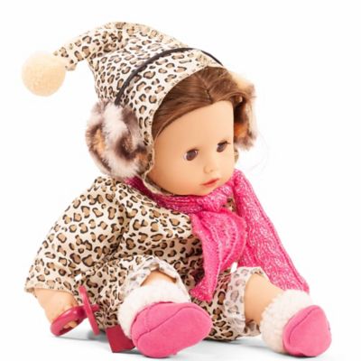 Image showing  Muffin Cats Winter Outift 13 in. Doll, Animal Print, Kids Ages 3+