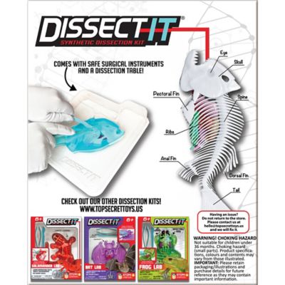 Image showing  Piranha Lab, Synthetic Dissection Kit, STEM Learning Guide, Kids Ages 6+