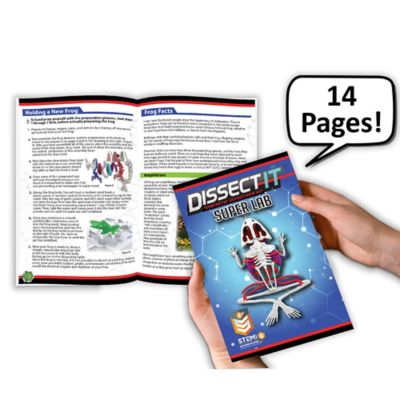 Image showing 5 th Dissect-It Deluxe Super Frog Lab, Synthetic Dissection Kit, STEM Learning Guide, Kids Age 6+