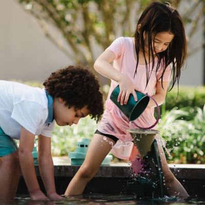 Image showing 5 th Dantoy Blue Marine Toys, Sand & Water Mill Set, 3 pc. Playset, Toddlers Ages 2+