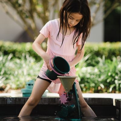 Image showing 8 th Dantoy Blue Marine Toys, Sand & Water Mill Set, 3 pc. Playset, Toddlers Ages 2+