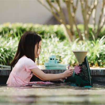 Image showing 9 th Dantoy Blue Marine Toys, Sand & Water Mill Set, 3 pc. Playset, Toddlers Ages 2+