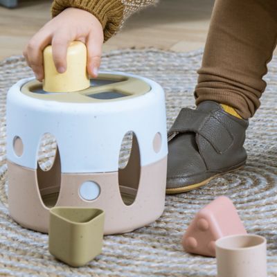 Image showing  Tiny BIO Shape Sorter Set, 7 pc., Sorting Activity, Toddler Ages 10 mo+