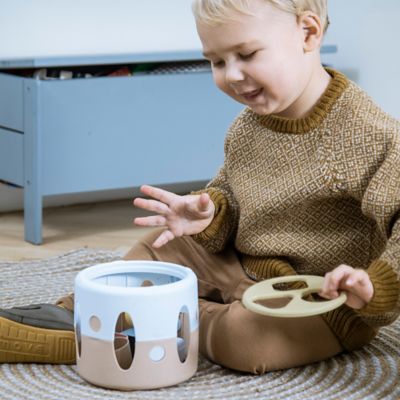 Image showing  Tiny BIO Shape Sorter Set, 7 pc., Sorting Activity, Toddler Ages 10 mo+