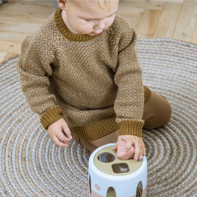 Image showing 6 th Dantoy Tiny BIO Shape Sorter Set, 7 pc., Sorting Activity, Toddler Ages 10 mo+