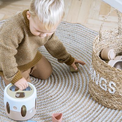 Image showing 7 th Dantoy Tiny BIO Shape Sorter Set, 7 pc., Sorting Activity, Toddler Ages 10 mo+