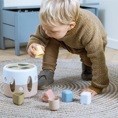 Image showing 9 th Dantoy Tiny BIO Shape Sorter Set, 7 pc., Sorting Activity, Toddler Ages 10 mo+