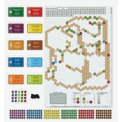 Image showing  Colorado Midland Strategy Train Board Game, Ages 12+, 3-5 Players