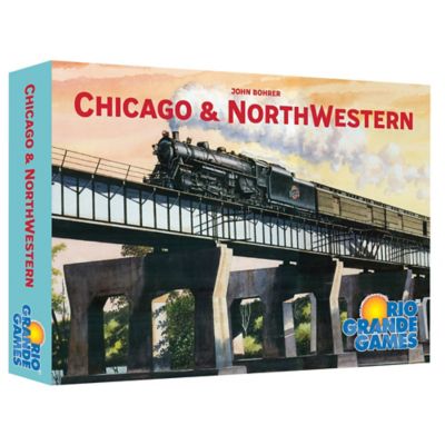 Rio Grande Games Chicago & NorthWestern Strategic Train Board Game, Age 14+, 3-5 Players