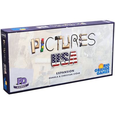 Rio Grande Games Pictures USA Expansion, Party Game, Ages 8+, 3-5 Players