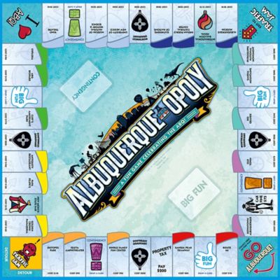 Image showing  Albuquerque-Opoly City Themed Family Board Game, Ages 8+, 2-6 Players