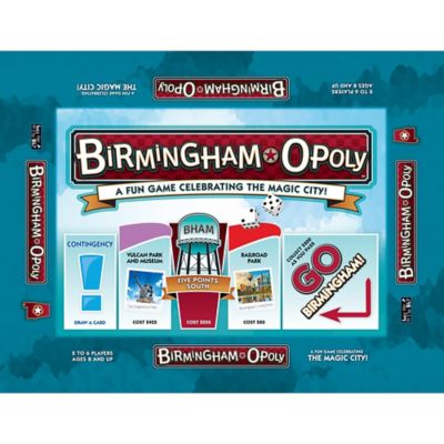 Late For the Sky Birmingham-Opoly City Themed Family Board Game, Ages 8+, 2-6 Players