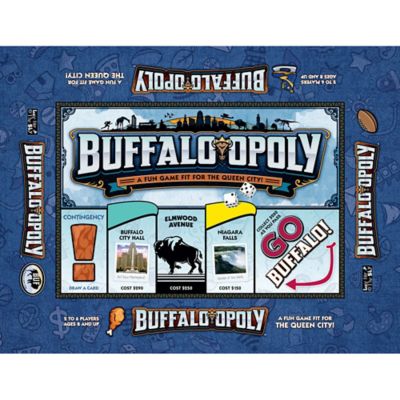 Late For the Sky Buffalo-Opoly City Themed Family Board Game, Ages 8+, 2-6 Players
