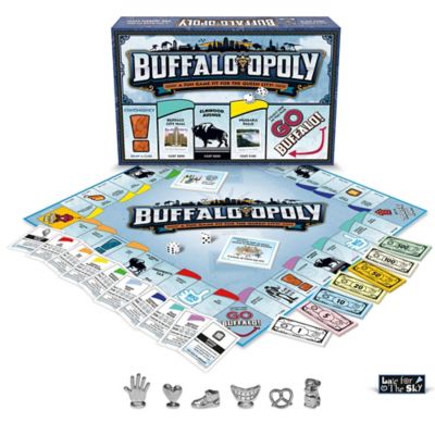 Image showing 1 th Late For the Sky Buffalo-Opoly City Themed Family Board Game, Ages 8+, 2-6 Players