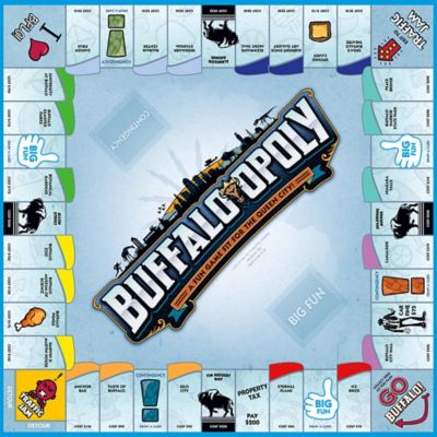 Image showing 2 th Late For the Sky Buffalo-Opoly City Themed Family Board Game, Ages 8+, 2-6 Players