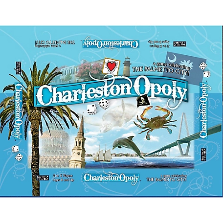 Late For the Sky Charleston-Opoly City Themed Family Board Game, Ages 8+, 2-6 Players