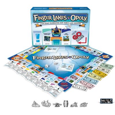 Image showing  Finger Lakes-Opoly Themed Family Board Game, Ages 8+, 2-6 Players