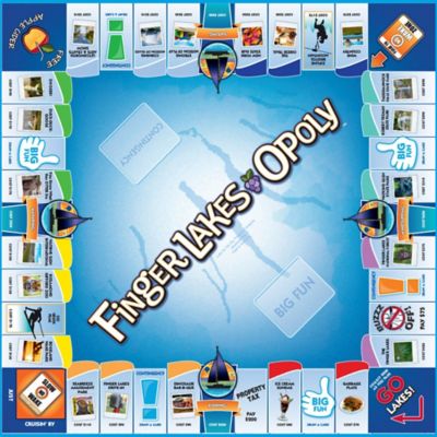 Image showing  Finger Lakes-Opoly Themed Family Board Game, Ages 8+, 2-6 Players