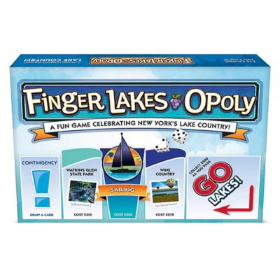 Image showing  Finger Lakes-Opoly Themed Family Board Game, Ages 8+, 2-6 Players