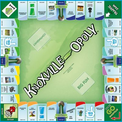 Image showing 2 th Late For the Sky Knoxville-Opoly City Themed Family Board Game, Ages 8+, 2-6 Players