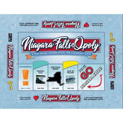 Late For the Sky Niagara Falls-Opoly Themed Family Board Game, Ages 8+, 2-6 Players