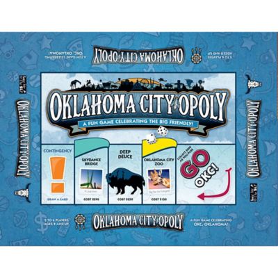Late For the Sky Oklahoma City-Opoly Themed Family Board Game, Ages 8+, 2-6 Players