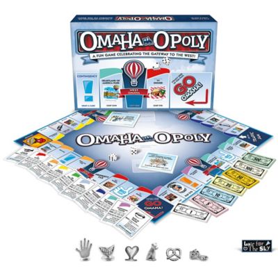 Image showing  Omaha-Opoly - City Themed Family Board Game, Ages 8+, 2-6 Players